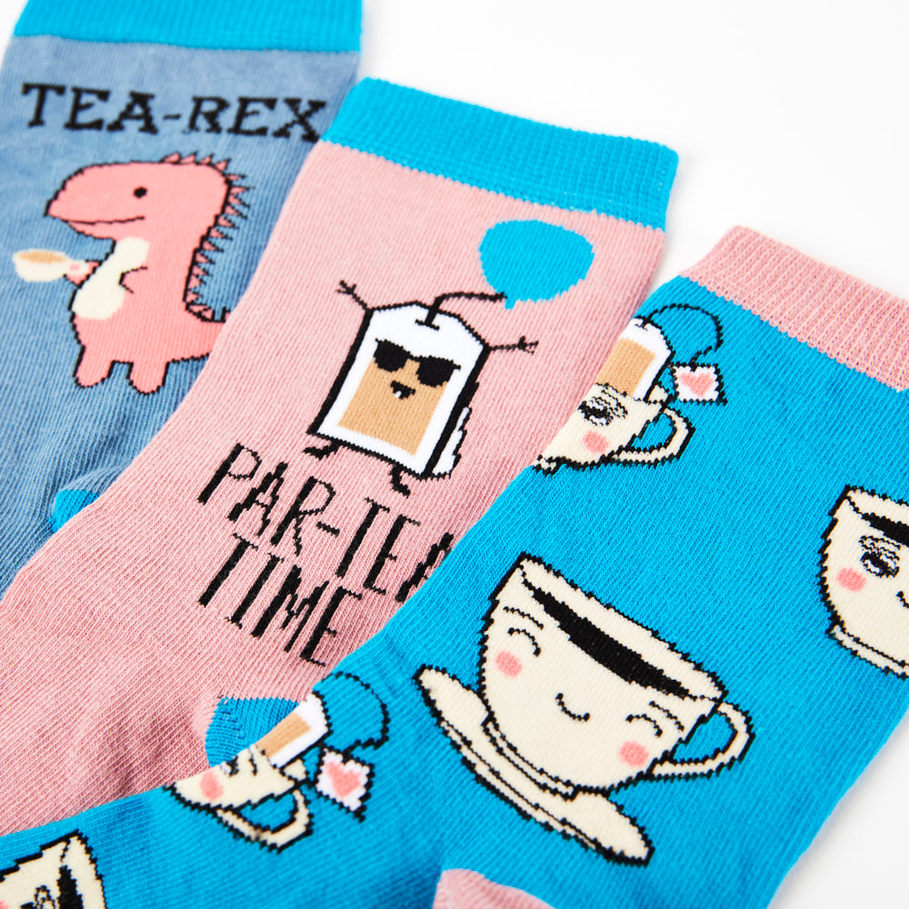 Ladies Tea Socks Gift Box