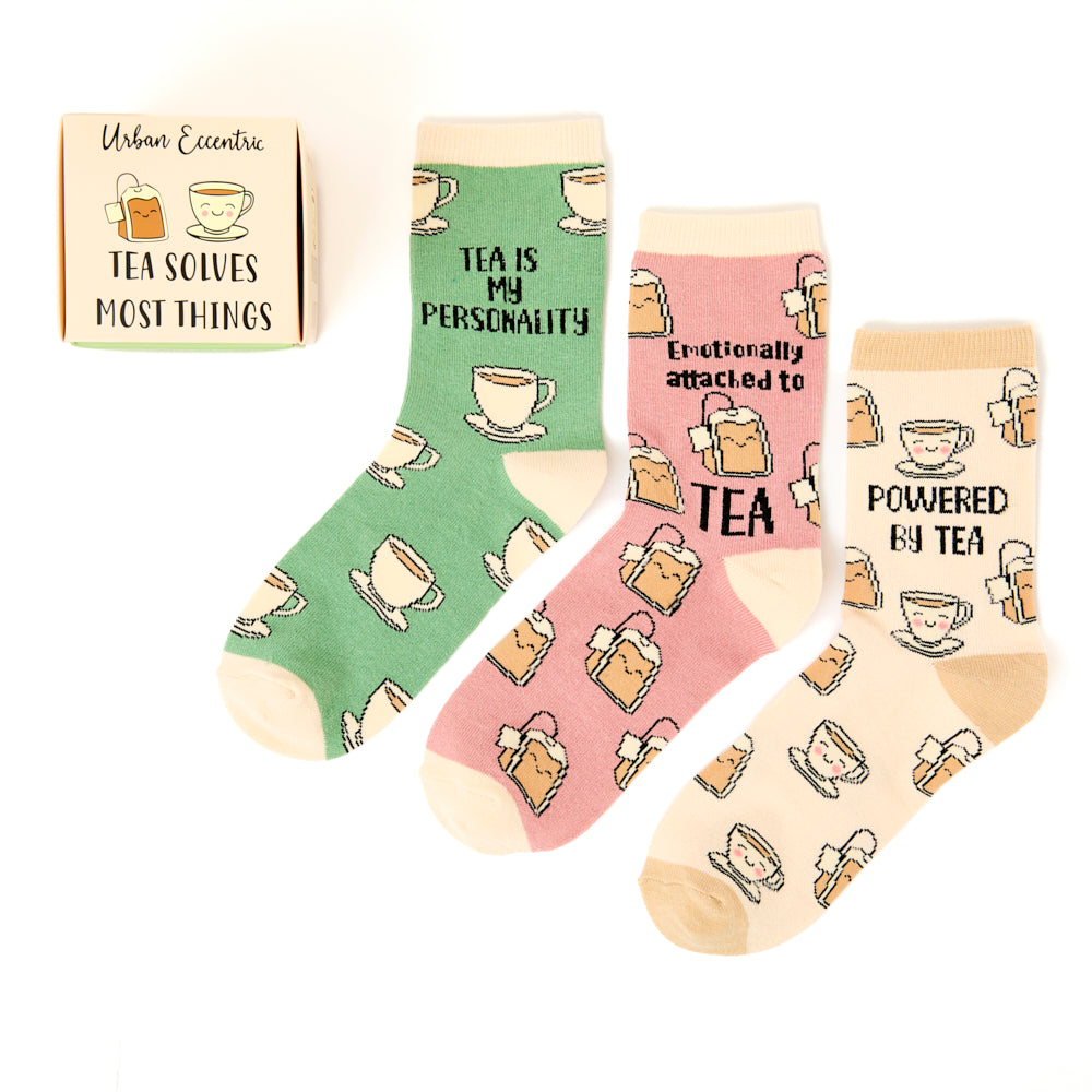 Ladies Tea Socks Gift Box