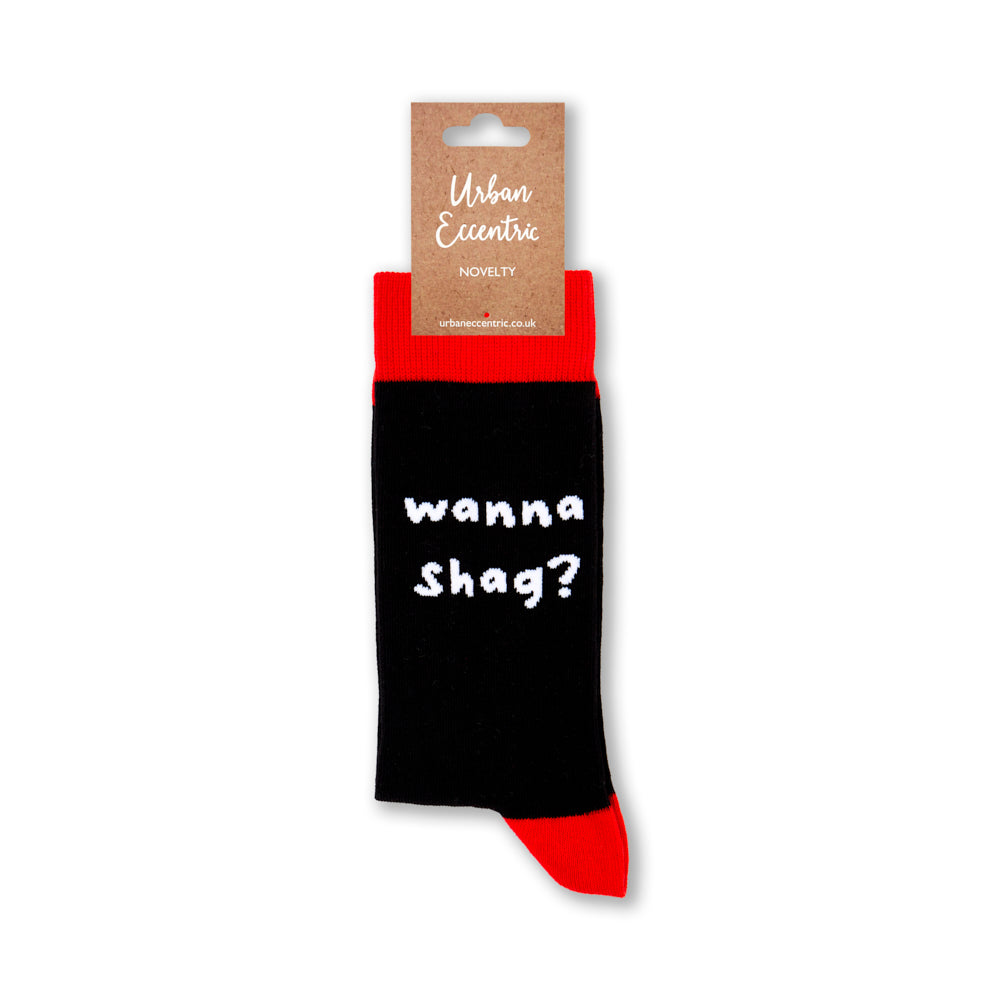 Unisex Wanna Shag? Socks