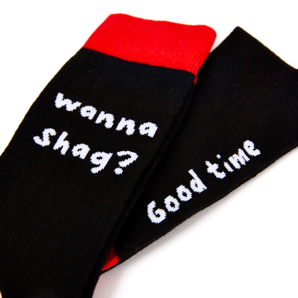 Unisex Wanna Shag? Socks