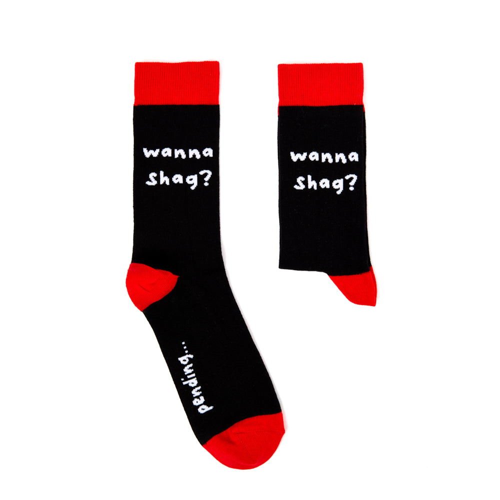 Unisex Wanna Shag? Socks