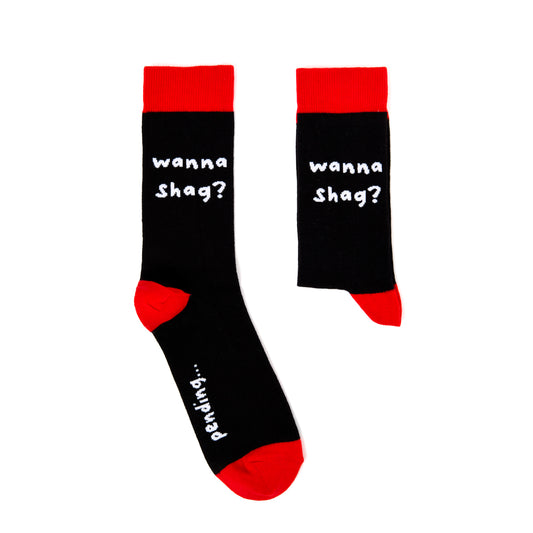 Unisex Wanna Shag? Socks