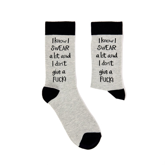 Unisex I Know I Swear A Lot And I Don't Give A Fuck Socks