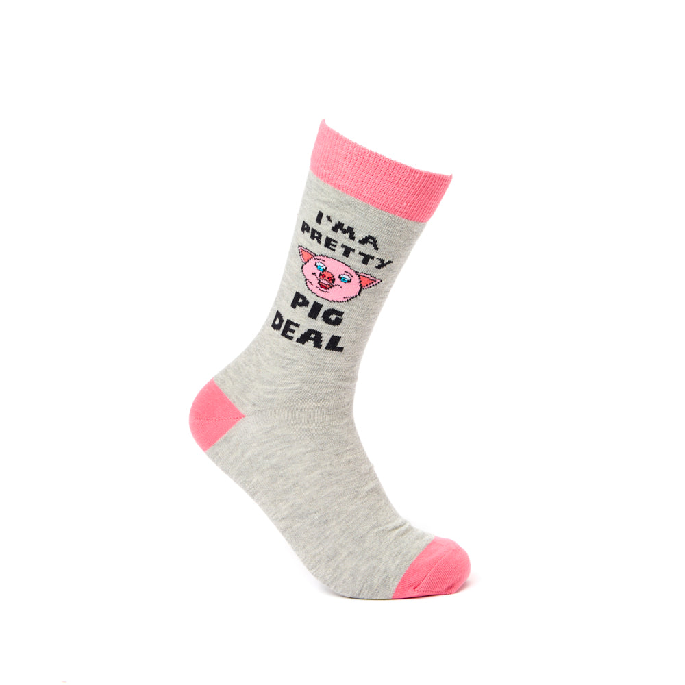 Unisex I'm A Pretty Pig Deal Socks