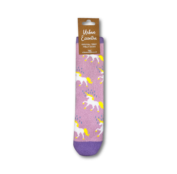 Kids Unicorn & Mermaid Welly Socks