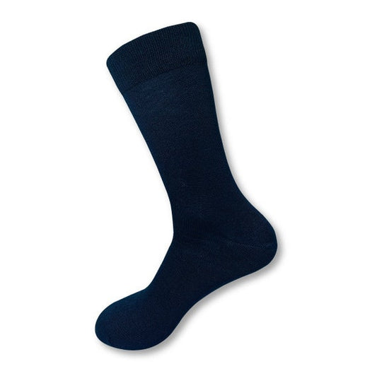 Unisex Plain Bamboo Socks - Navy