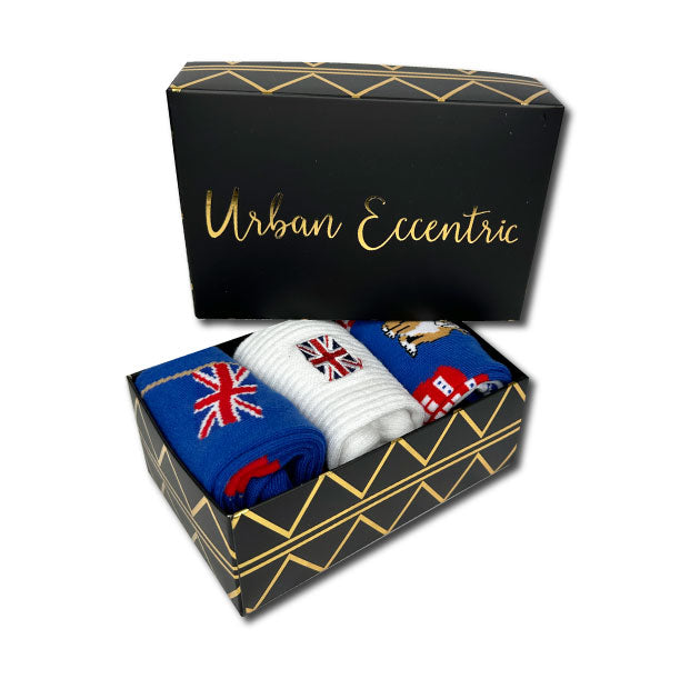 Unisex Union Jack Socks Gift Set